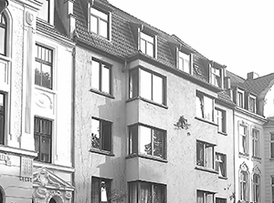 Häuserzeile in Köln Häuserzeile in Köln